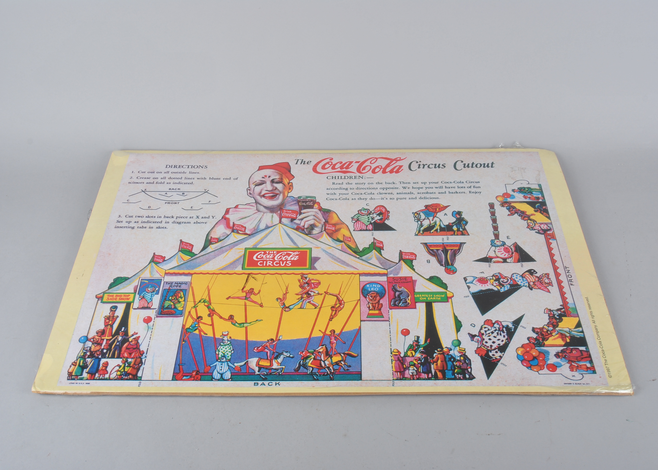 HO Scale Circus Theme Train Set