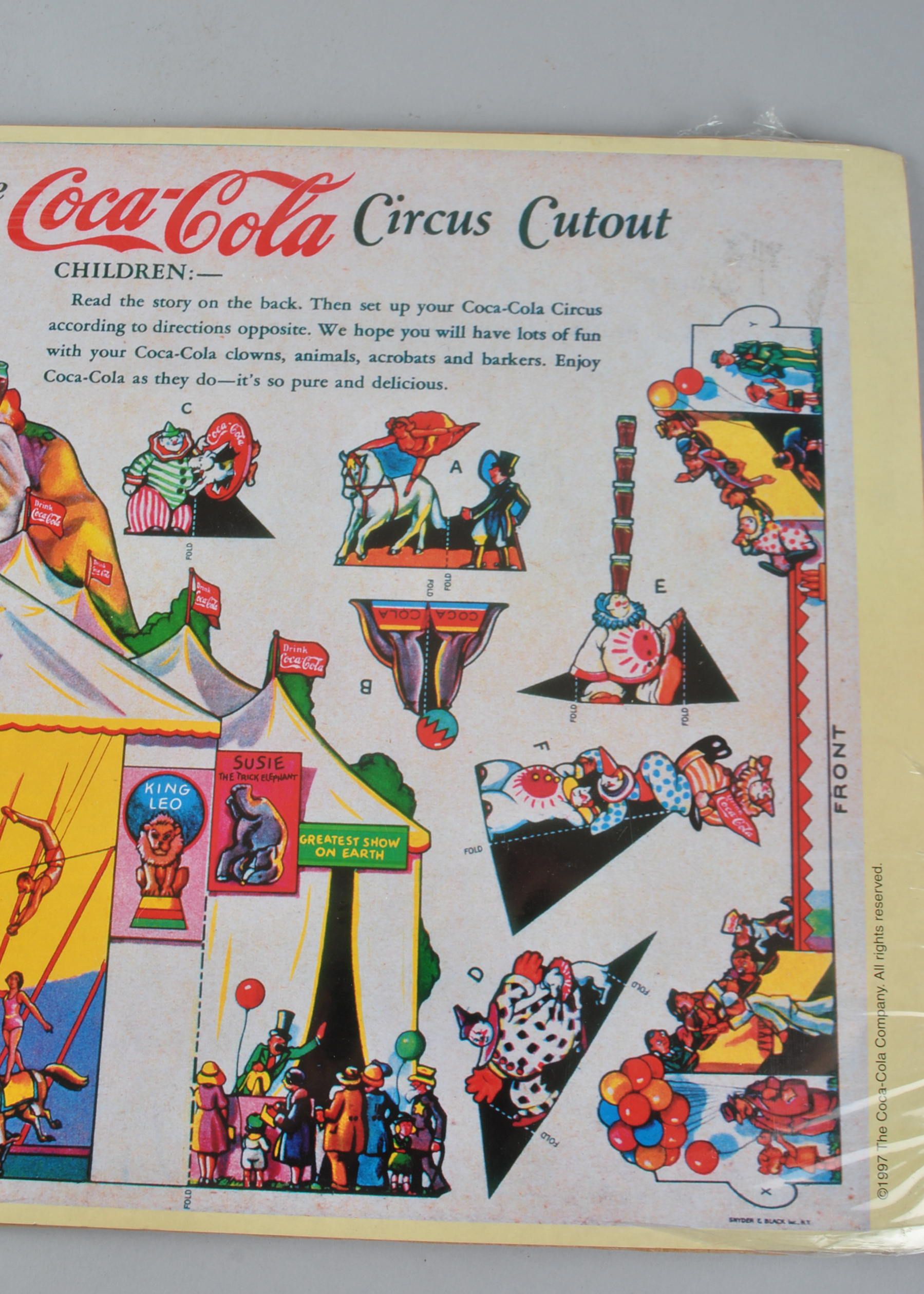 HO Scale Circus Theme Train Set