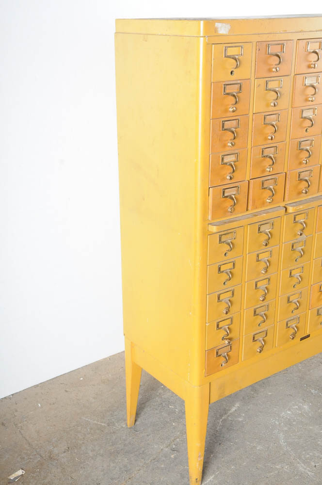 Vintage Gaylord Bros Library Card Catalog