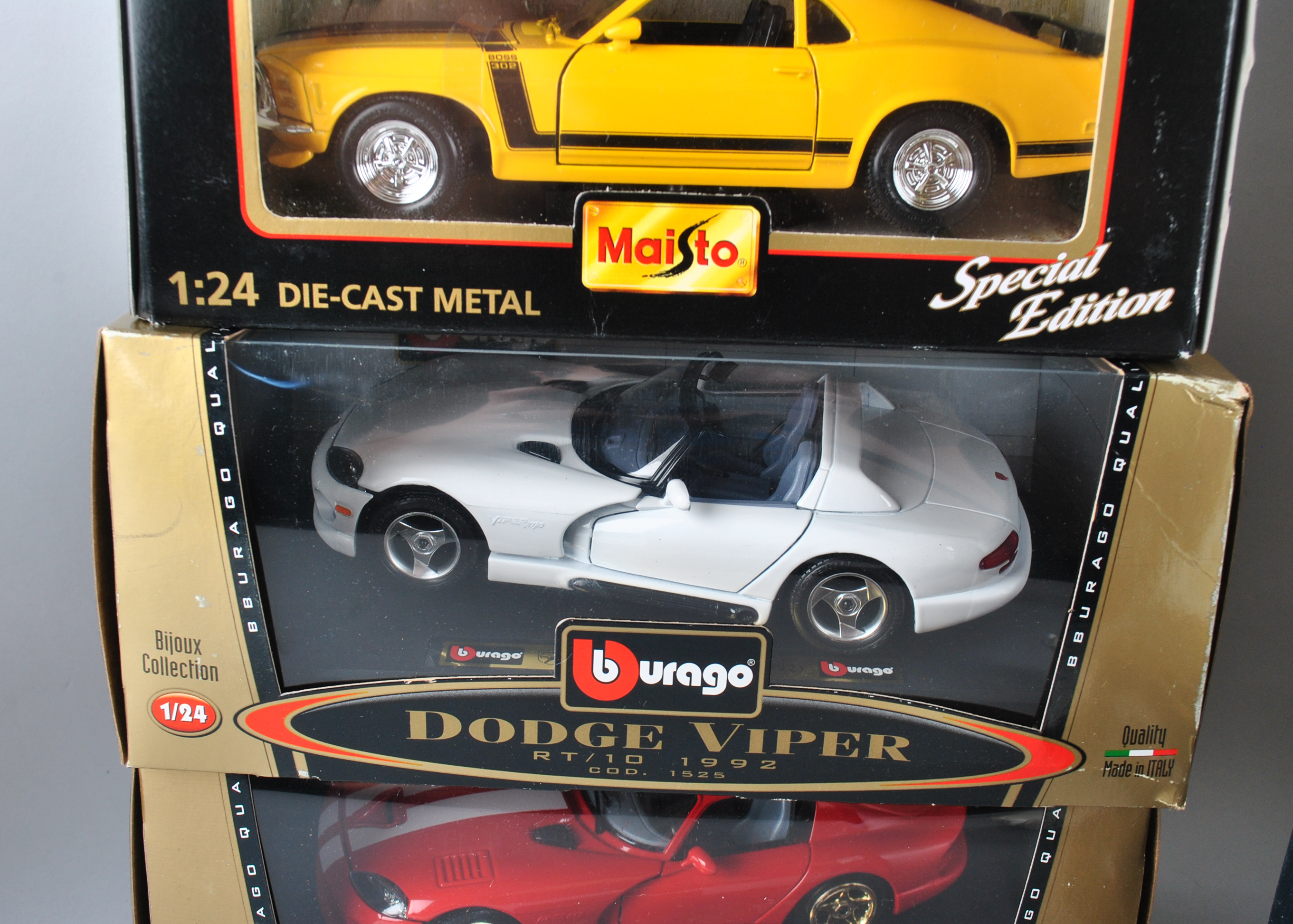 Collection Of Die-cast Metal Classic Cars
