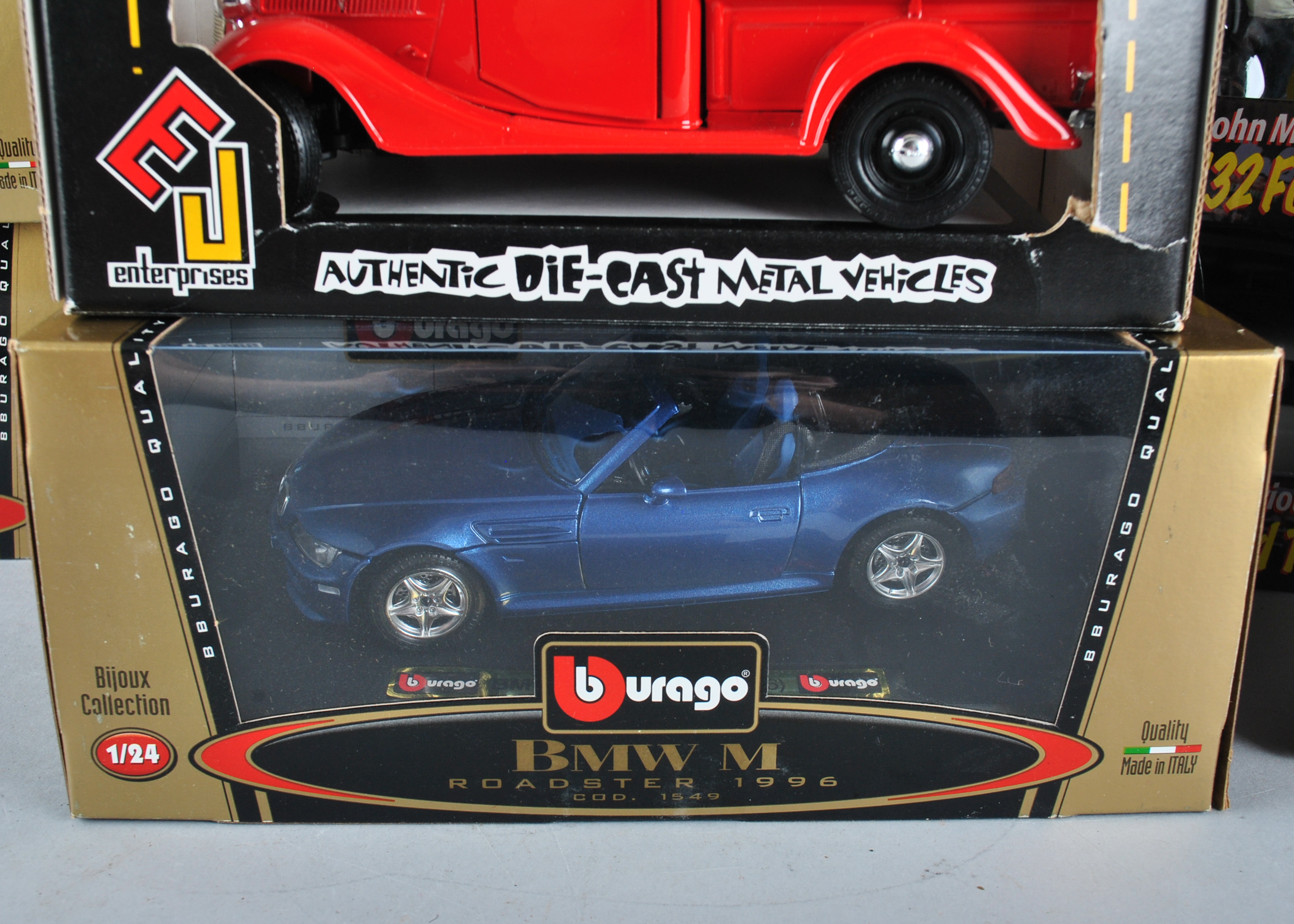 Collection Of Die-cast Metal Classic Cars