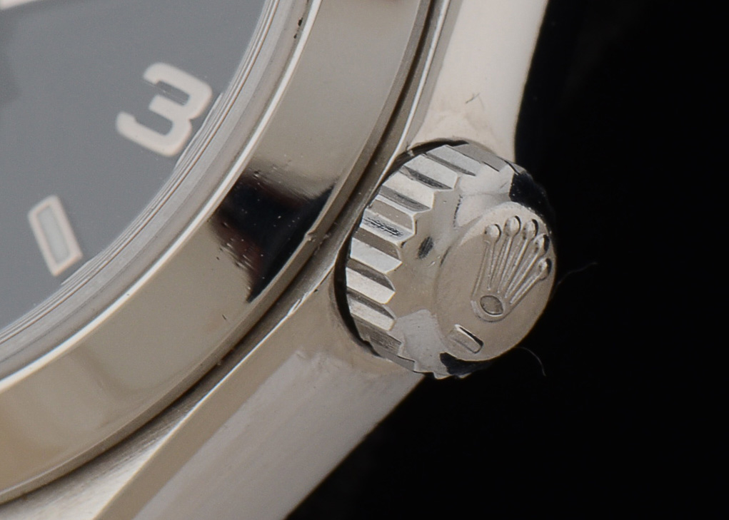 Rolex Oyster Perpetual No Date Steel Black Arabic Dial Automatic