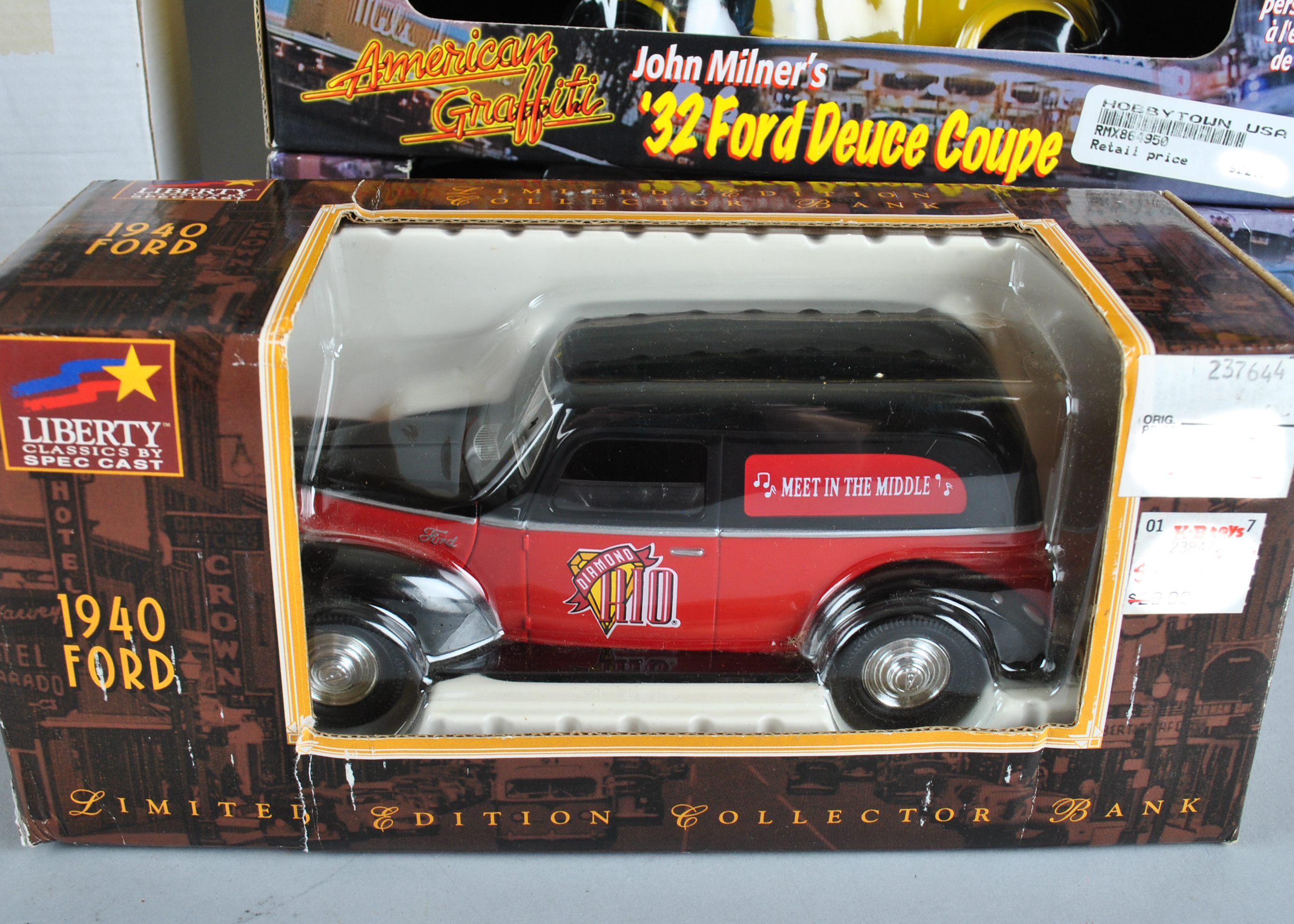 Collection Of Die-cast Metal Classic Cars