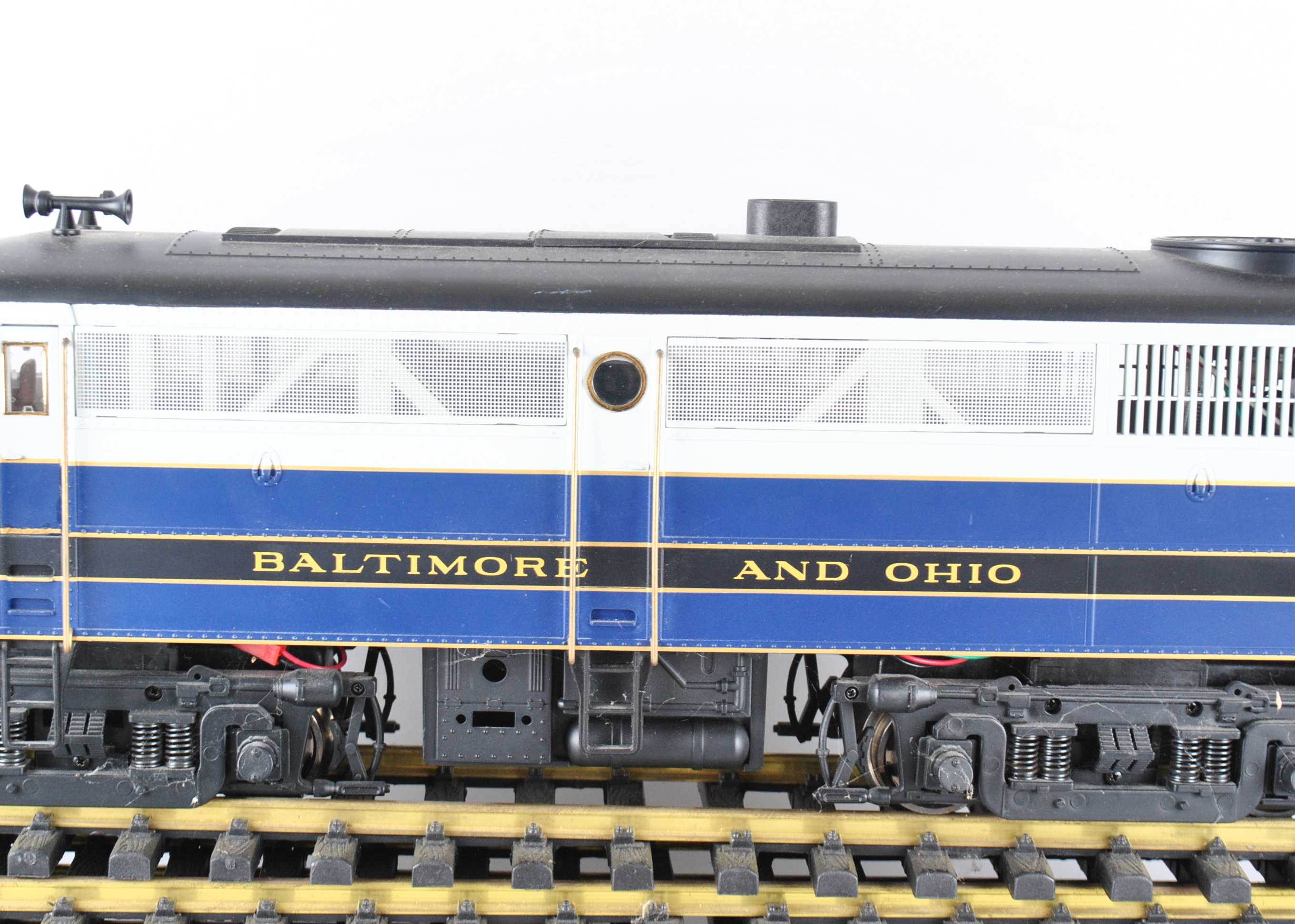 Assortment Of G-Scale Freight Cars, Tracks, And Accessories