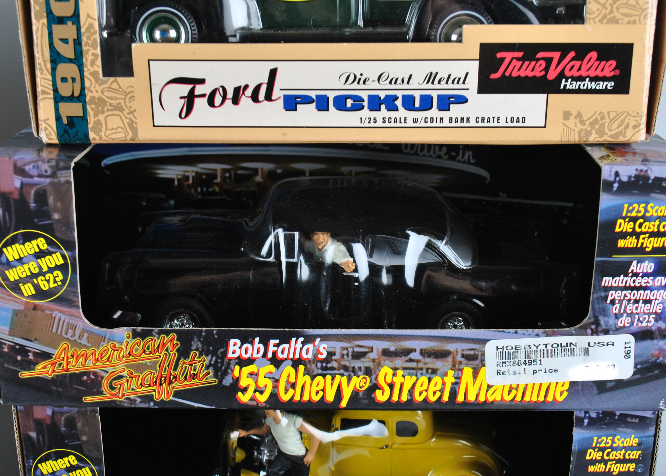 Collection Of Die-cast Metal Classic Cars