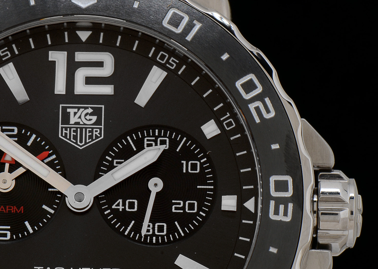 Tag Heuer Formula 1 Alarm Chronograph Ceramic WAU111C Quartz