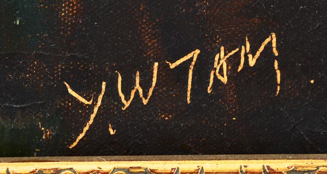 Y.W. Tam Oil on Canvas Impasto Landscape