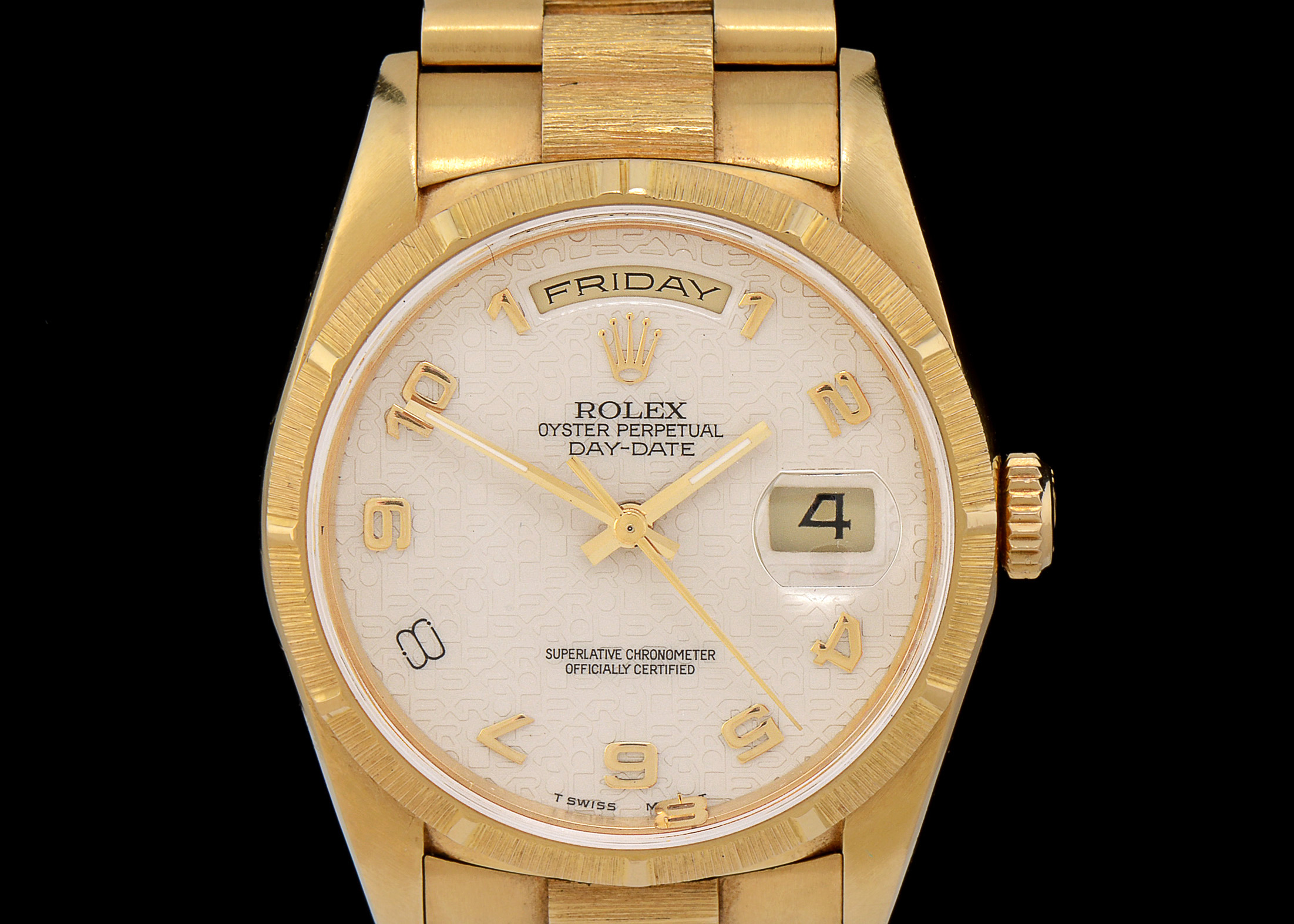 Men's Rolex 18K Yellow Gold Presidential Day/Date Watch