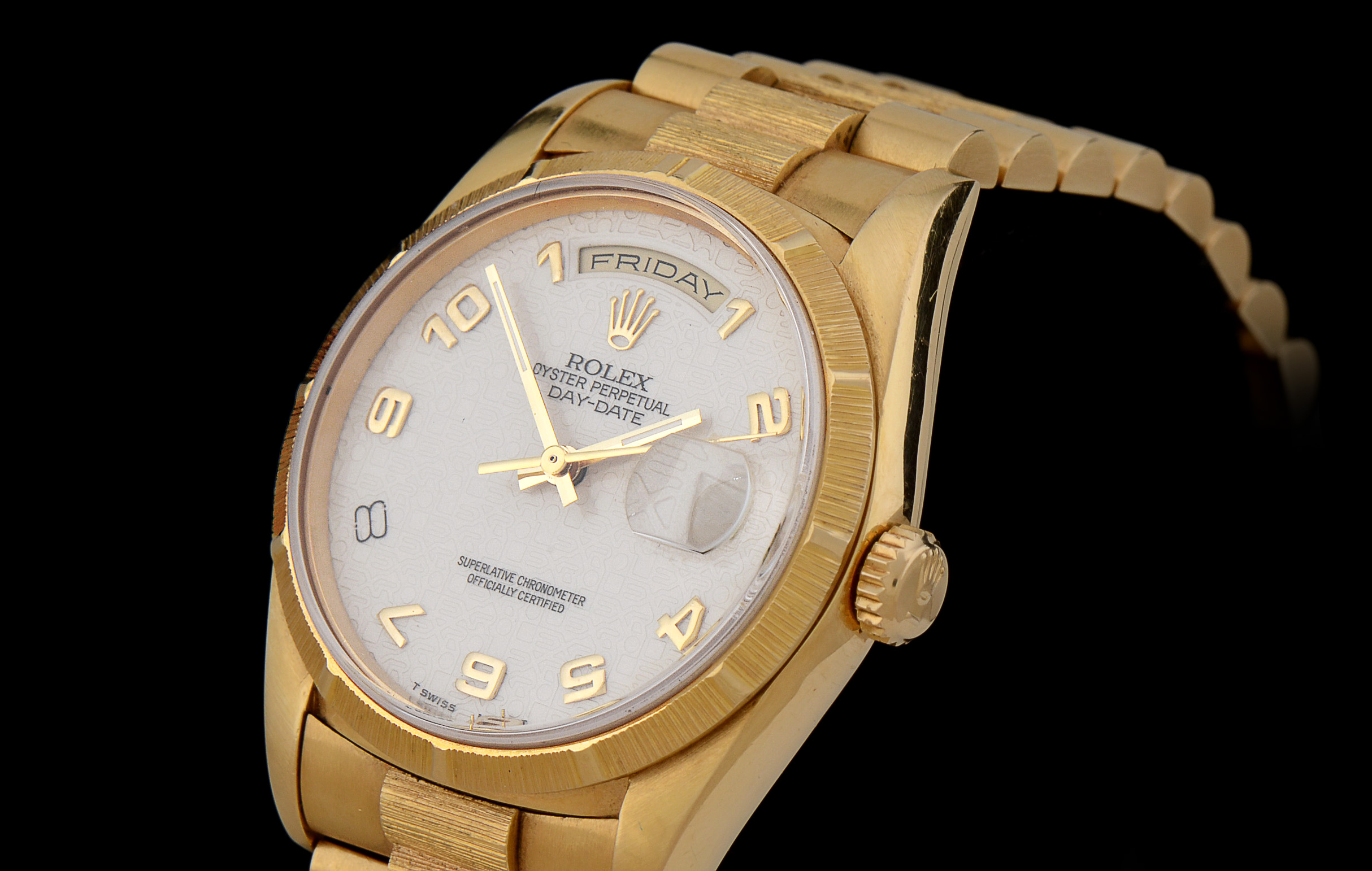 Men's Rolex 18K Yellow Gold Presidential Day/Date Watch