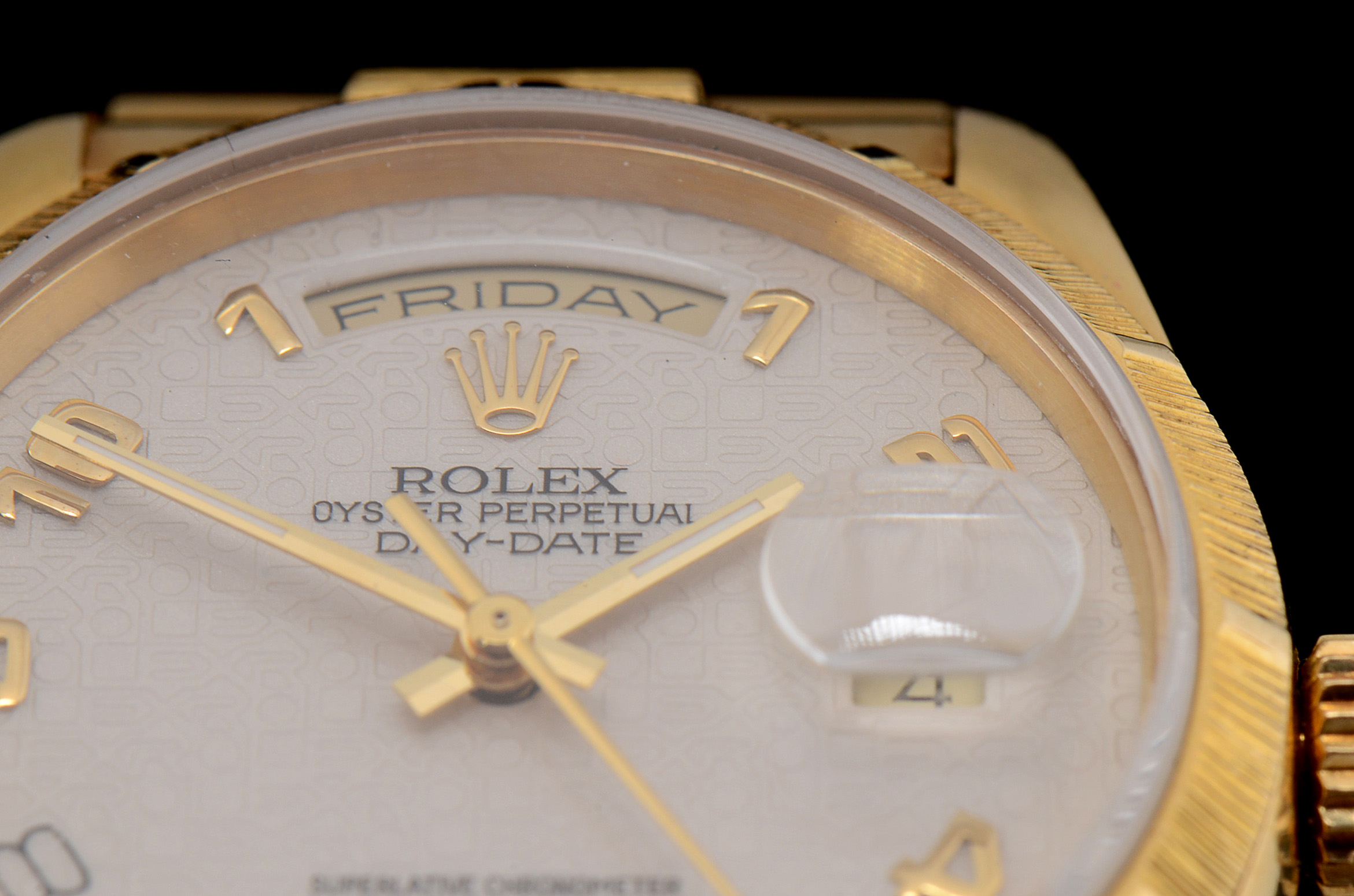 Men's Rolex 18K Yellow Gold Presidential Day/Date Watch