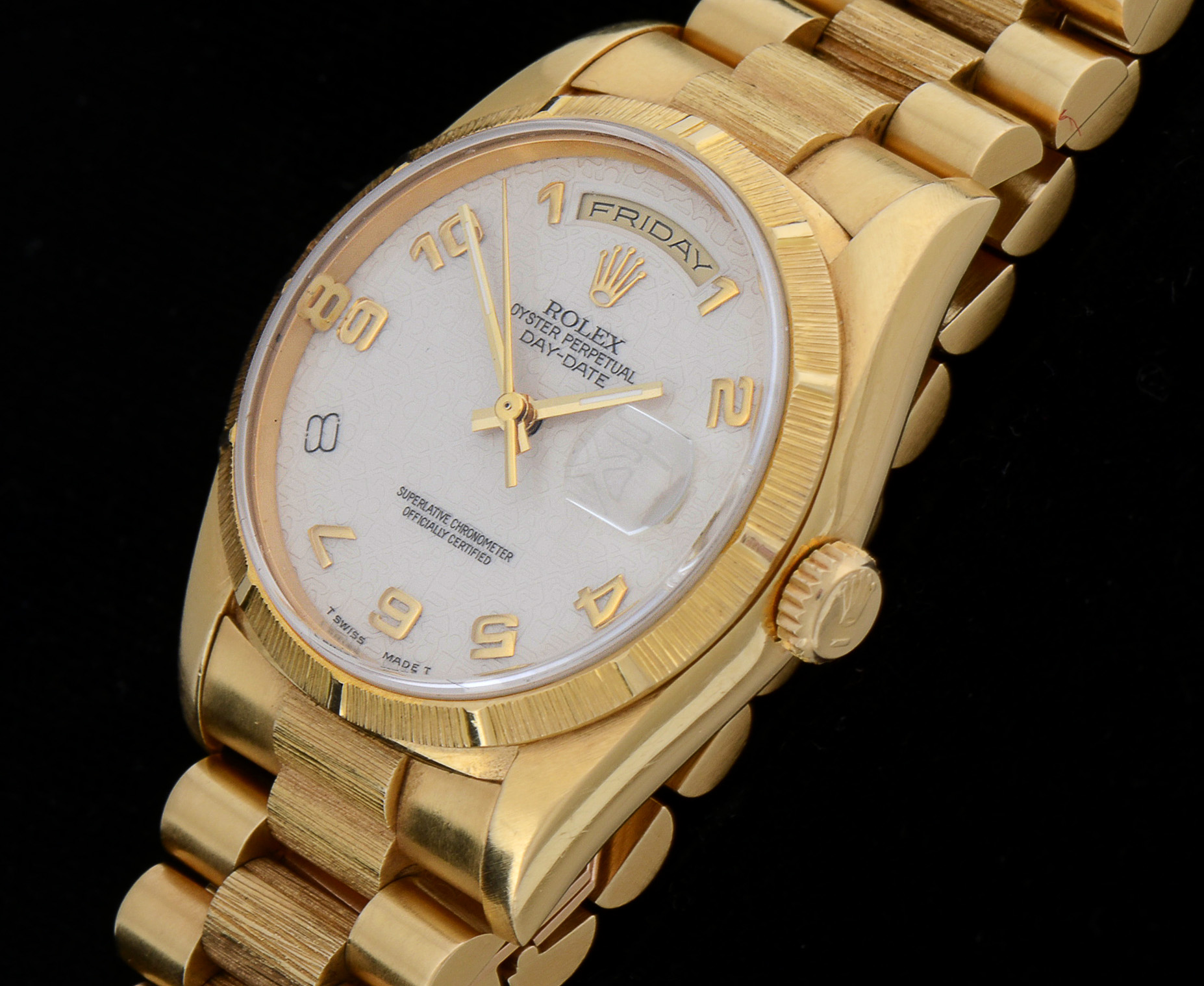 Men's Rolex 18K Yellow Gold Presidential Day/Date Watch