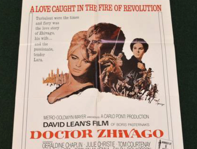 Authentic 1980 "Dr. Zhivago" Theater Poster