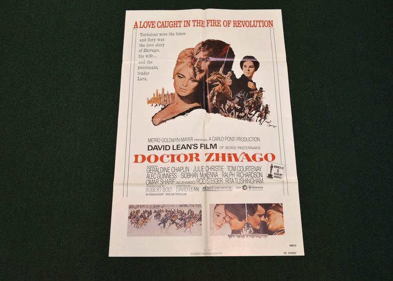 Authentic 1980 "Dr. Zhivago" Theater Poster