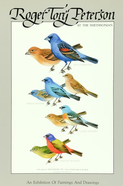 Robert Tory Peterson Smithsonian Exhibition Poster