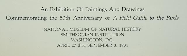 Robert Tory Peterson Smithsonian Exhibition Poster