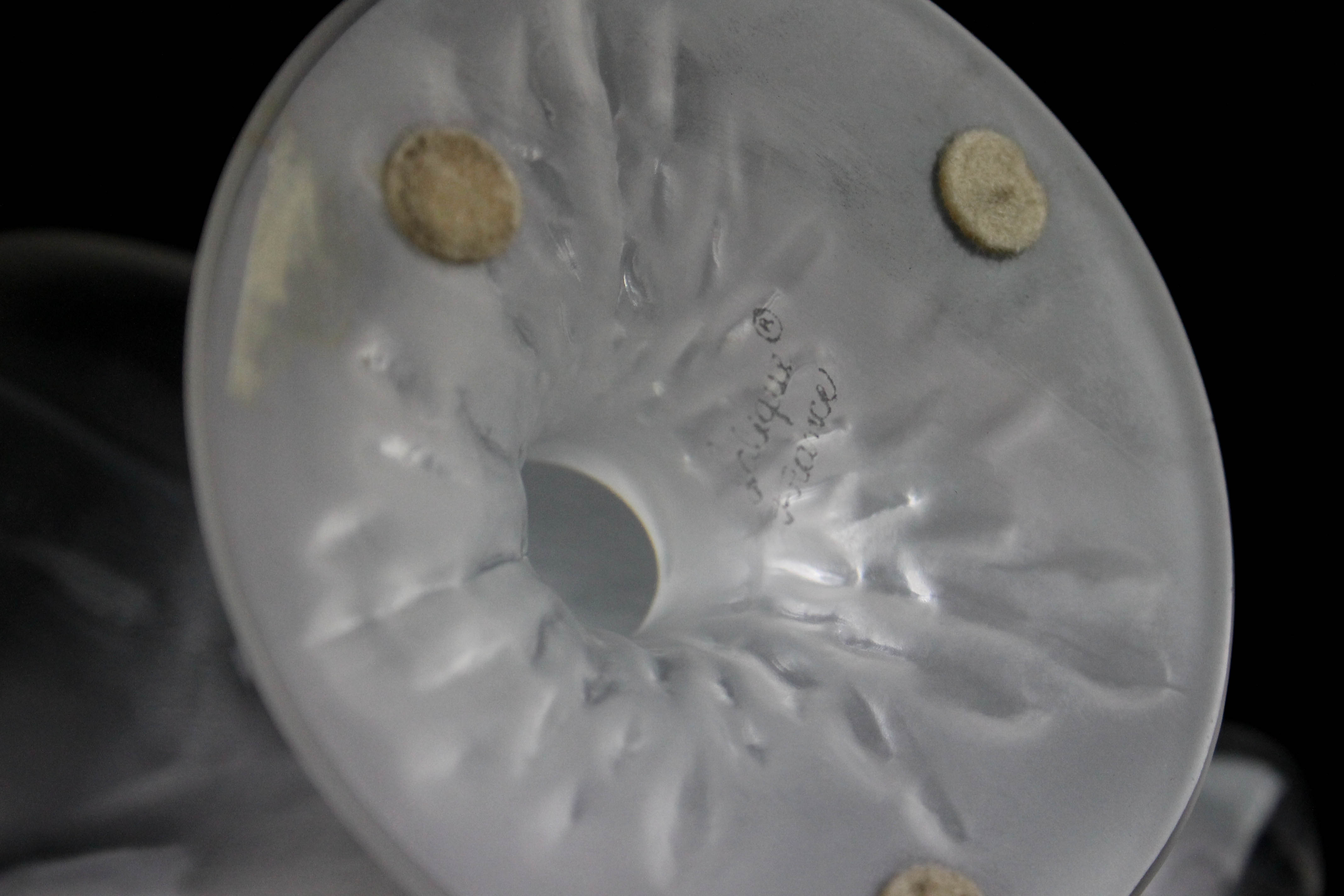 Trio of Lalique Crystal Birds