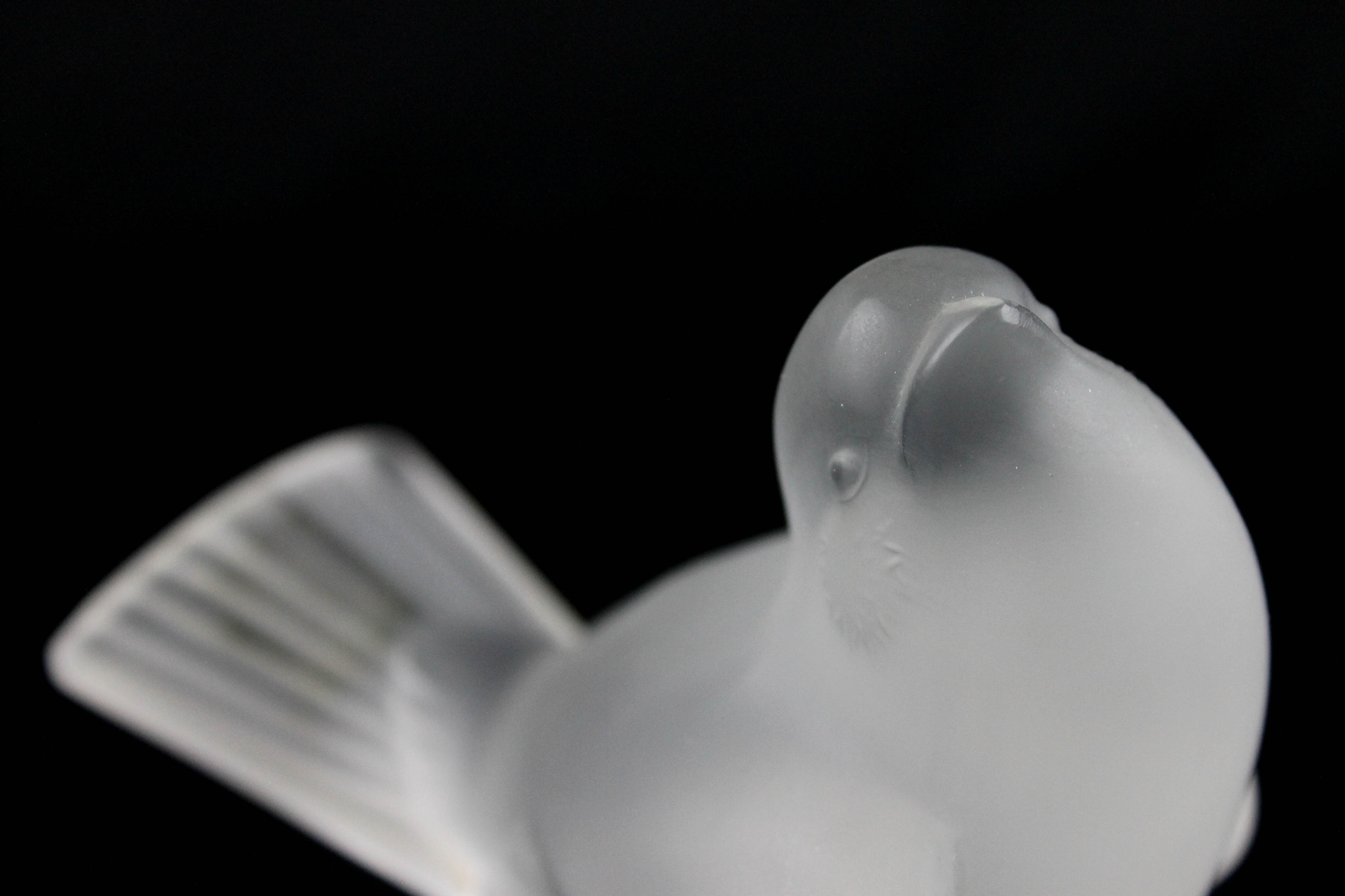 Trio of Lalique Crystal Birds