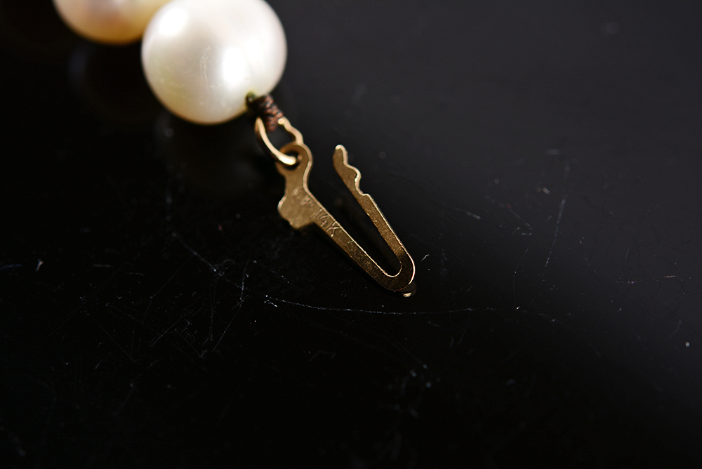 18" White Chinese Potato Pearls