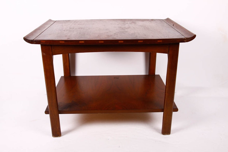 Lane Furniture Mid Century Wood Side Table