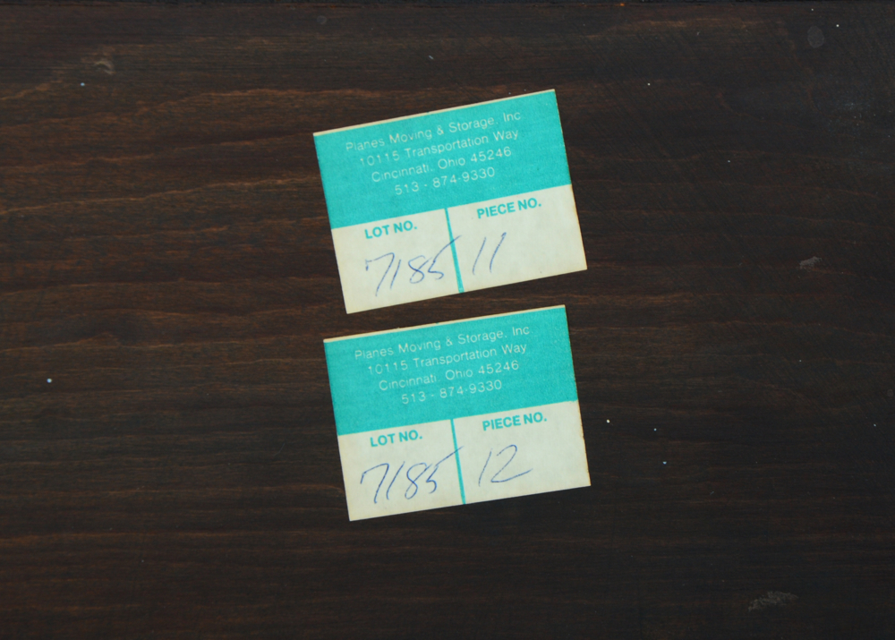 1920 Figured Walnut Chest on Chest Tall Dresser