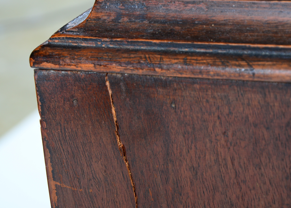 1920 Figured Walnut Chest on Chest Tall Dresser