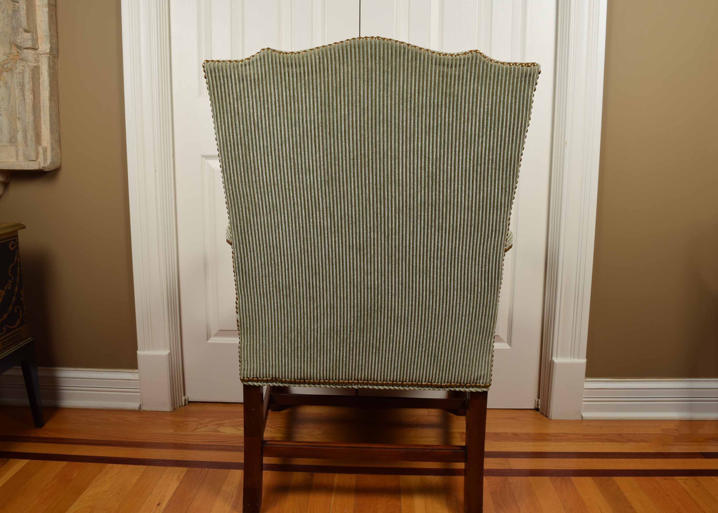 Upholstered Martha Washington Arm Chair
