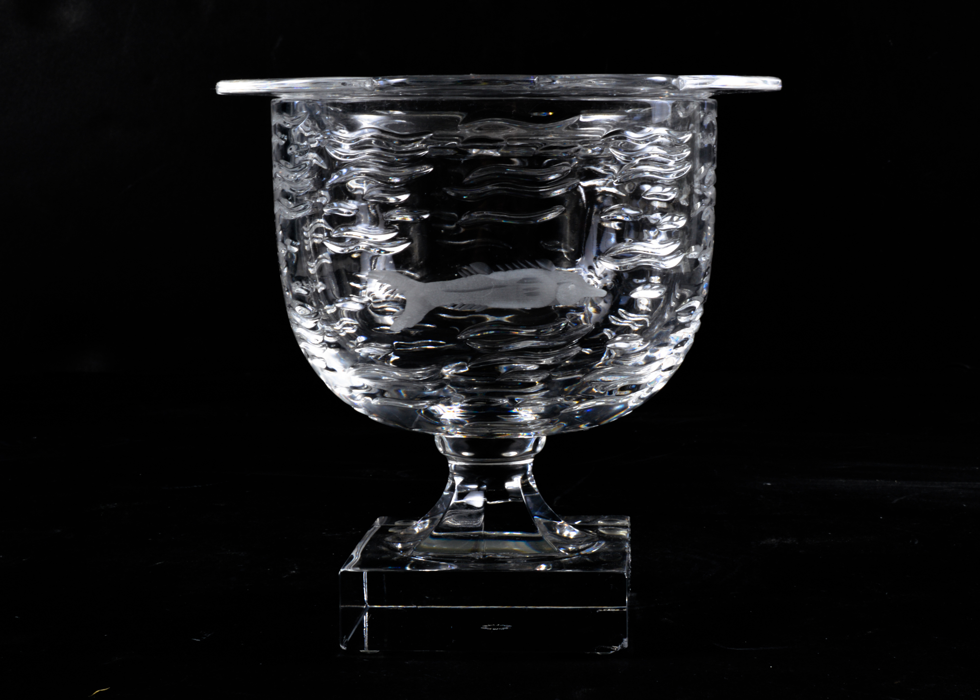 William Yeoward Crystal Lidded Mediterranean Caviar Server