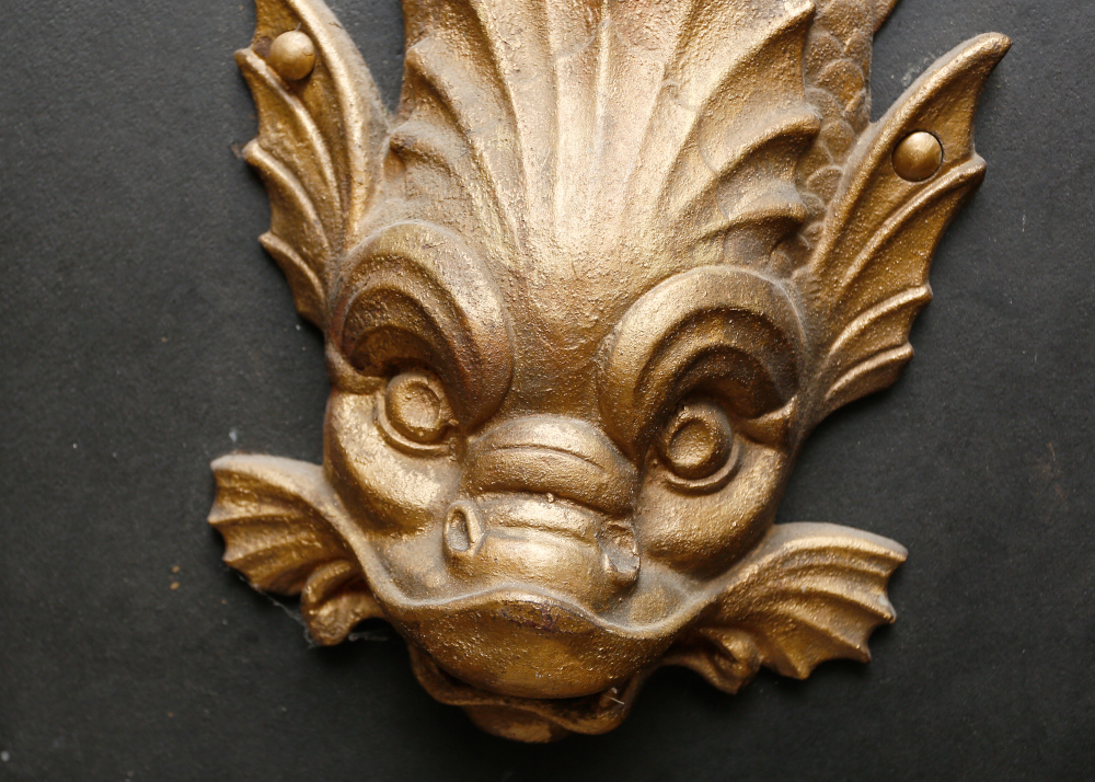 Pair of Large Cast Iron Architectural Details