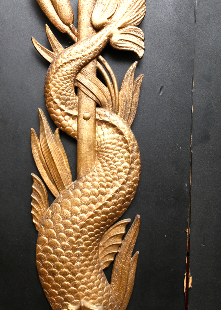 Pair of Large Cast Iron Architectural Details