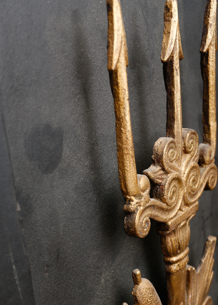 Pair of Large Cast Iron Architectural Details