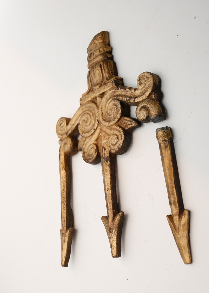 Pair of Large Cast Iron Architectural Details