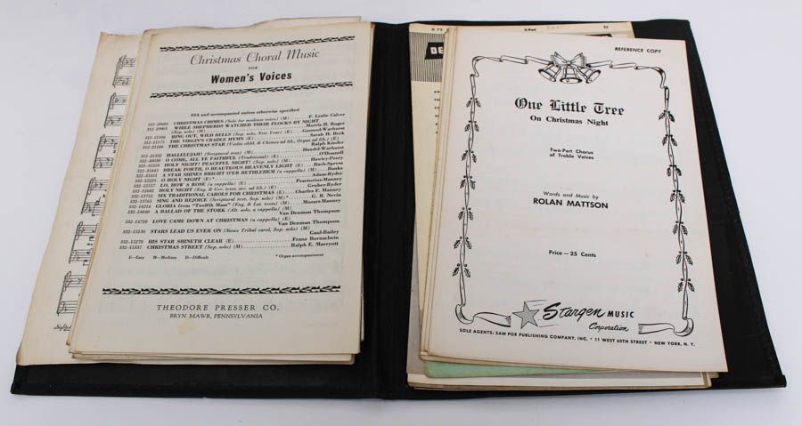 An Assortment of Sheet Music