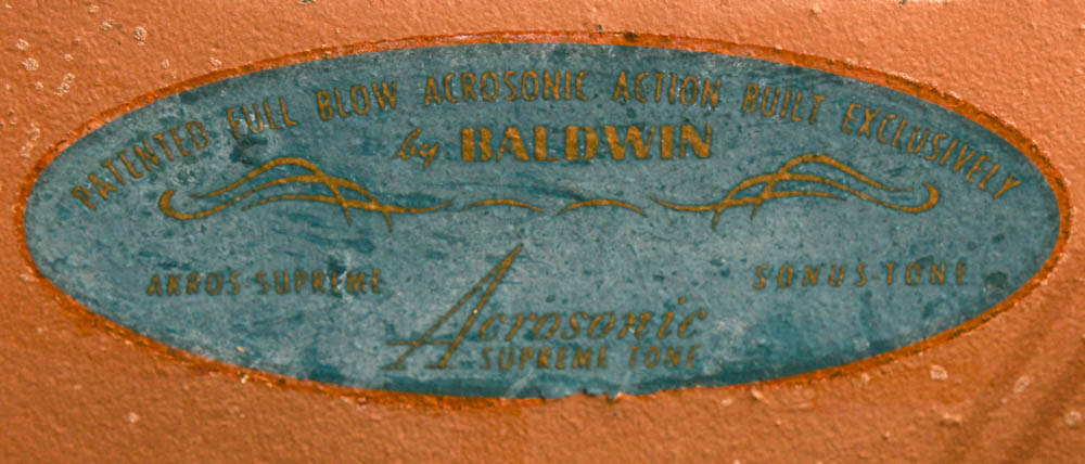 Baldwin Acrosonic Mahogany Piano