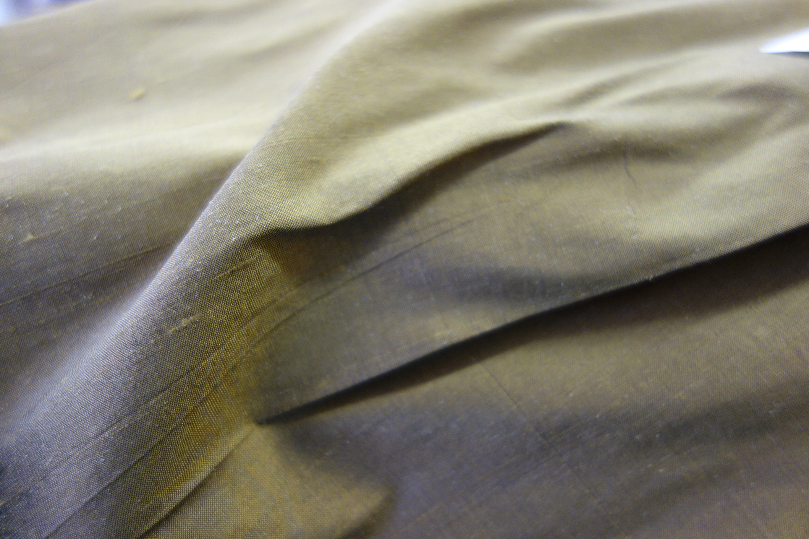 45 Yard Roll of Excell "Sepia Dupioni Plain" Silk Fabric