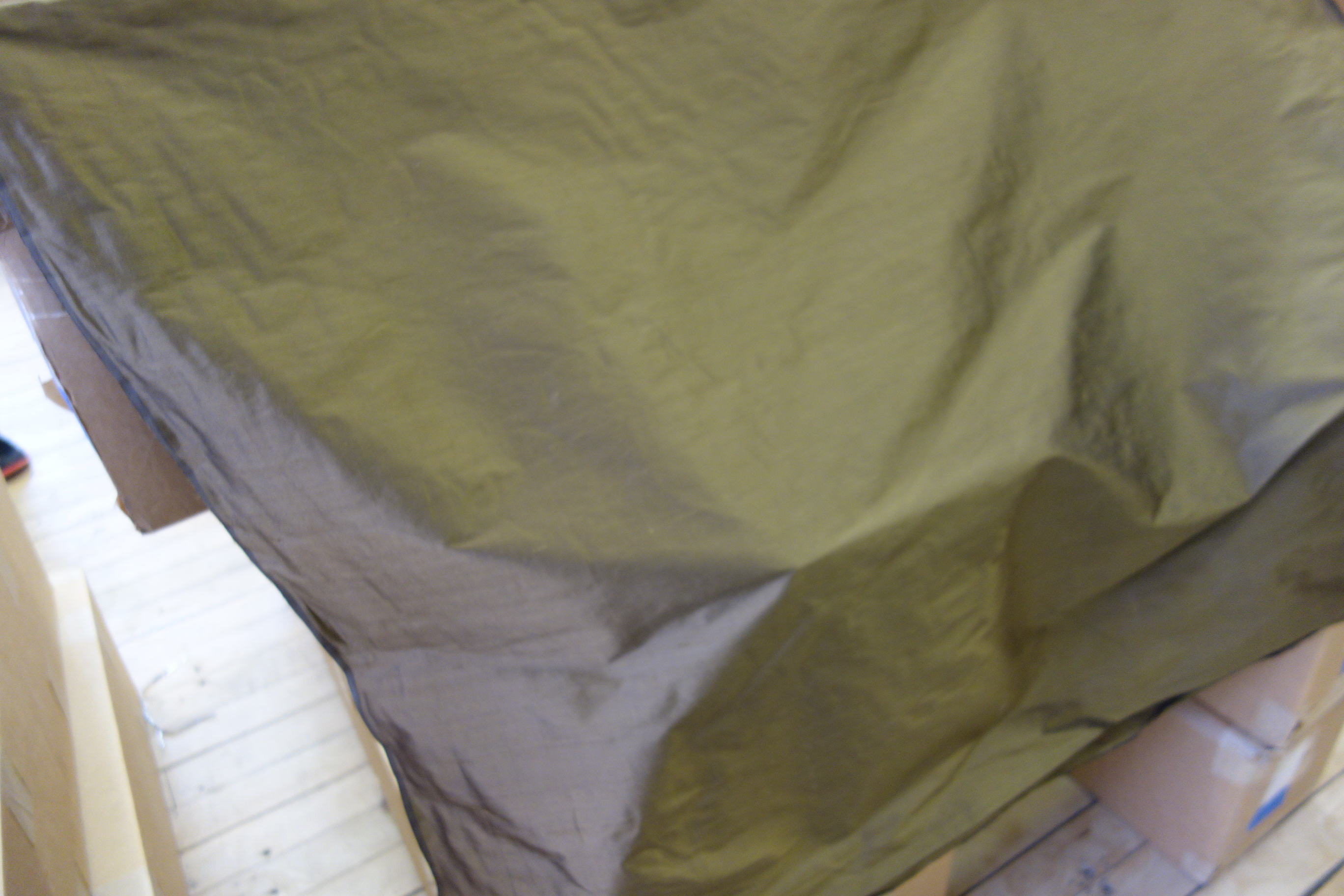 45 Yard Roll of Excell "Sepia Dupioni Plain" Silk Fabric