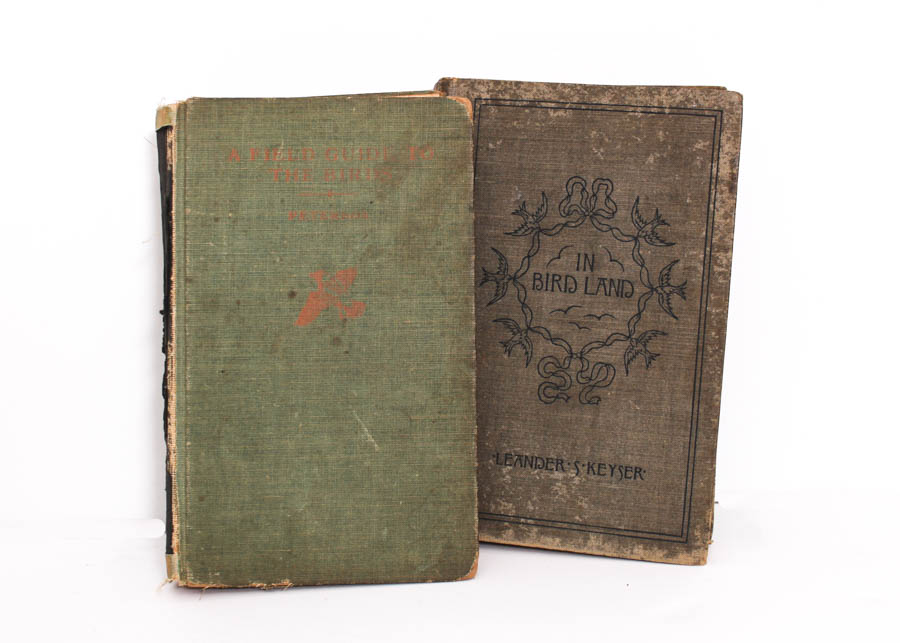 "A Field Guide to the Birds" and "In Bird Land" Book Pair