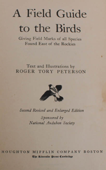 "A Field Guide to the Birds" and "In Bird Land" Book Pair