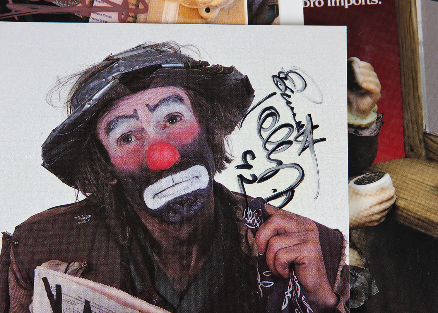 Signed Emmett Kelly, Jr. Memorabilia