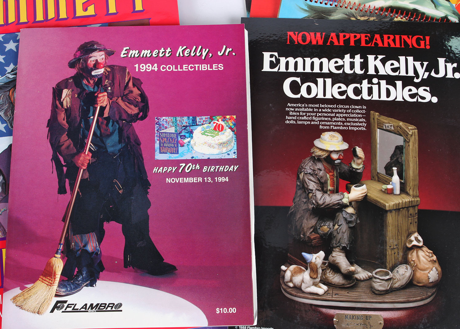 Signed Emmett Kelly, Jr. Memorabilia
