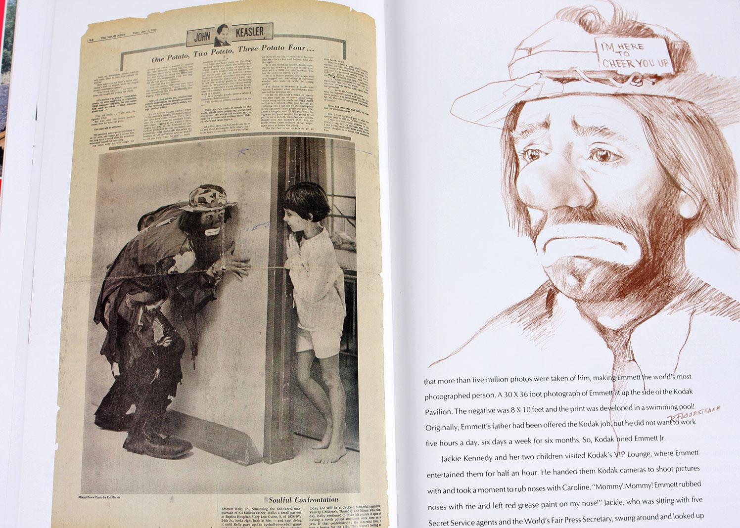 Signed Emmett Kelly, Jr. Memorabilia