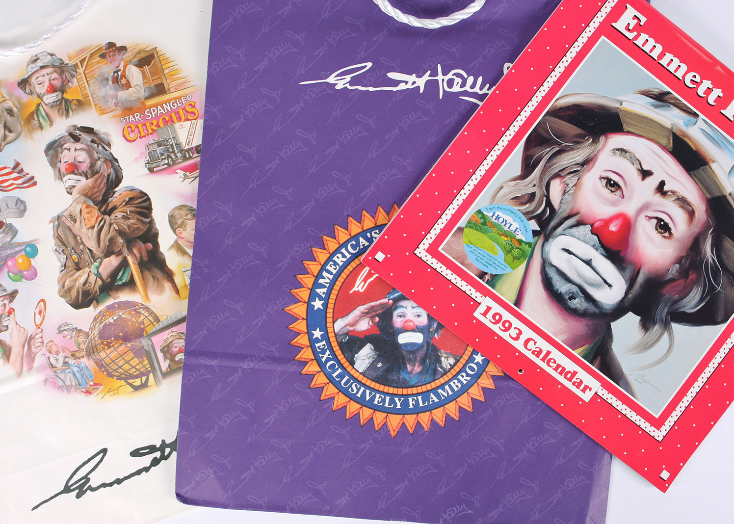 Signed Emmett Kelly, Jr. Memorabilia