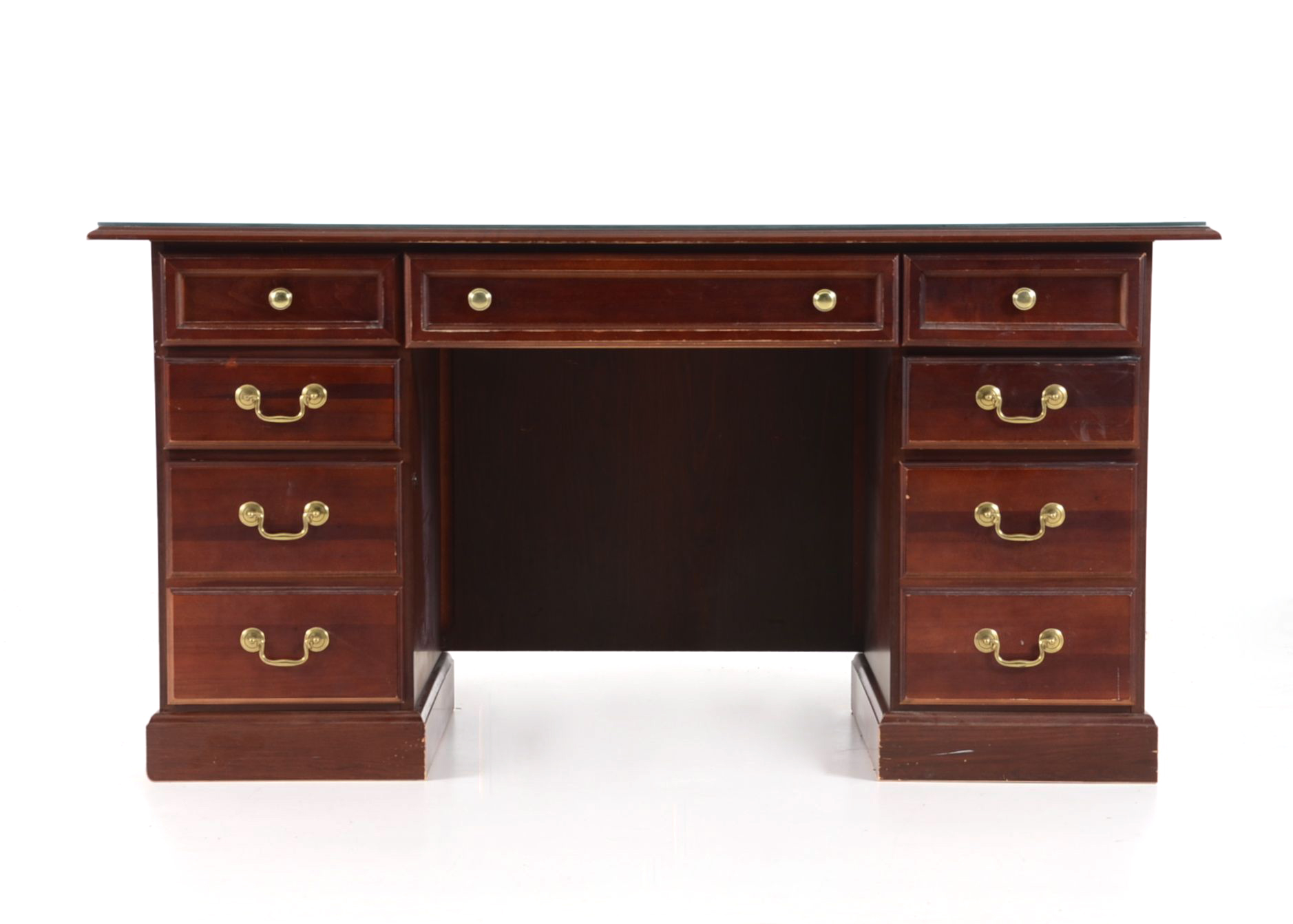 Cherry Finish Executive Desk