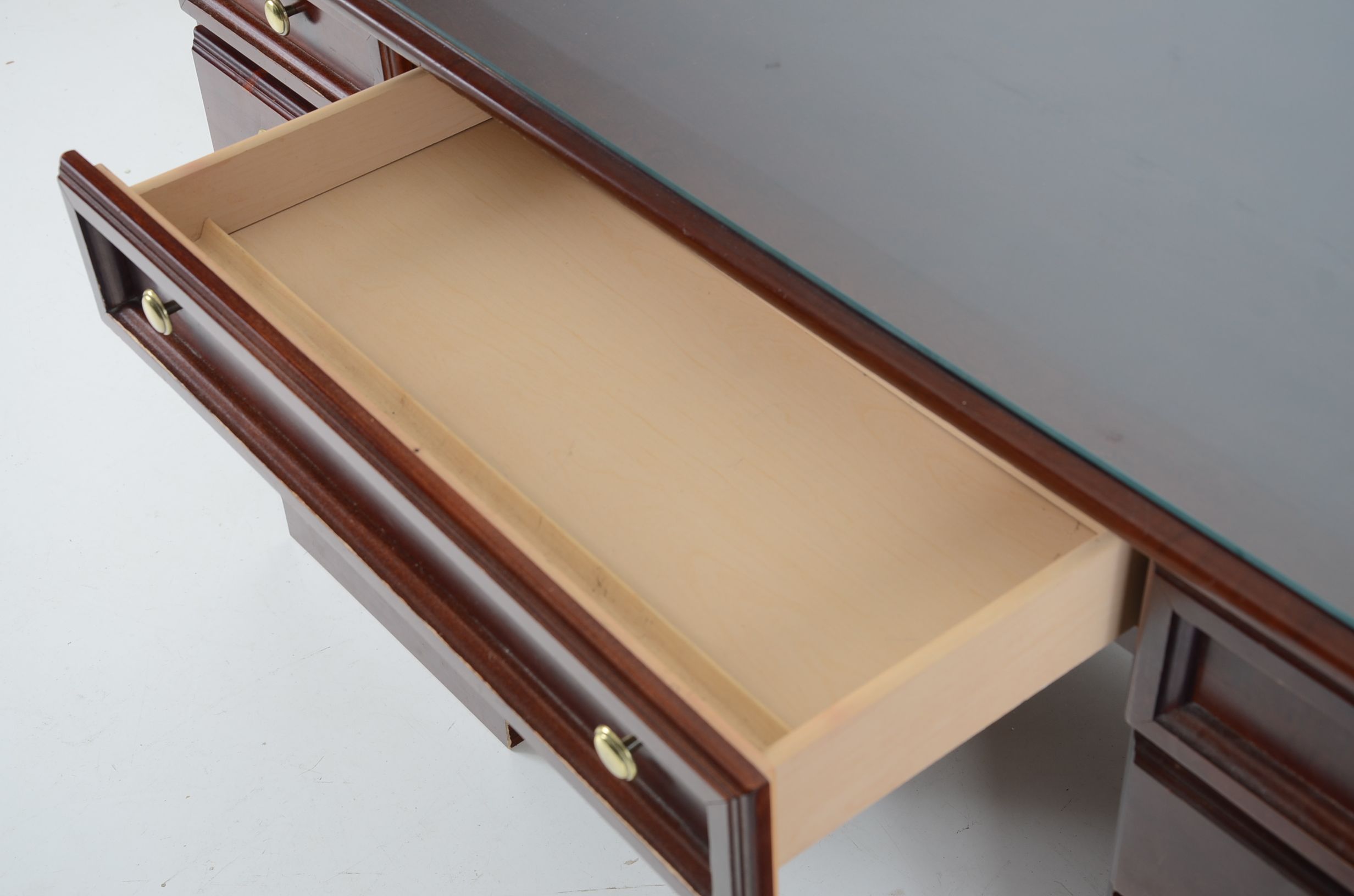 Cherry Finish Executive Desk