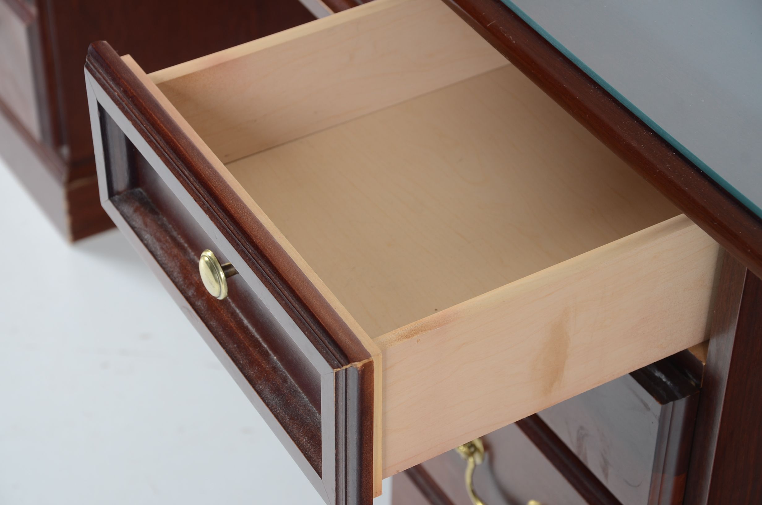 Cherry Finish Executive Desk