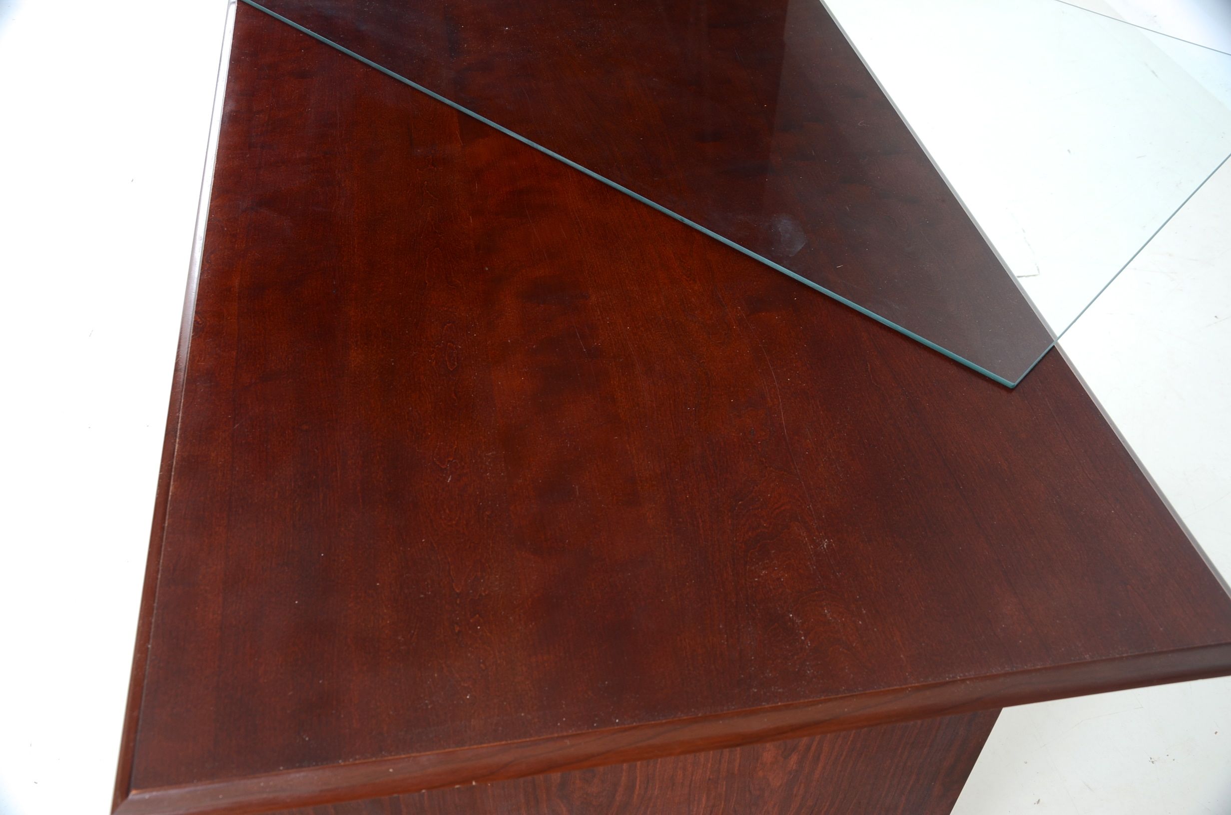 Cherry Finish Executive Desk