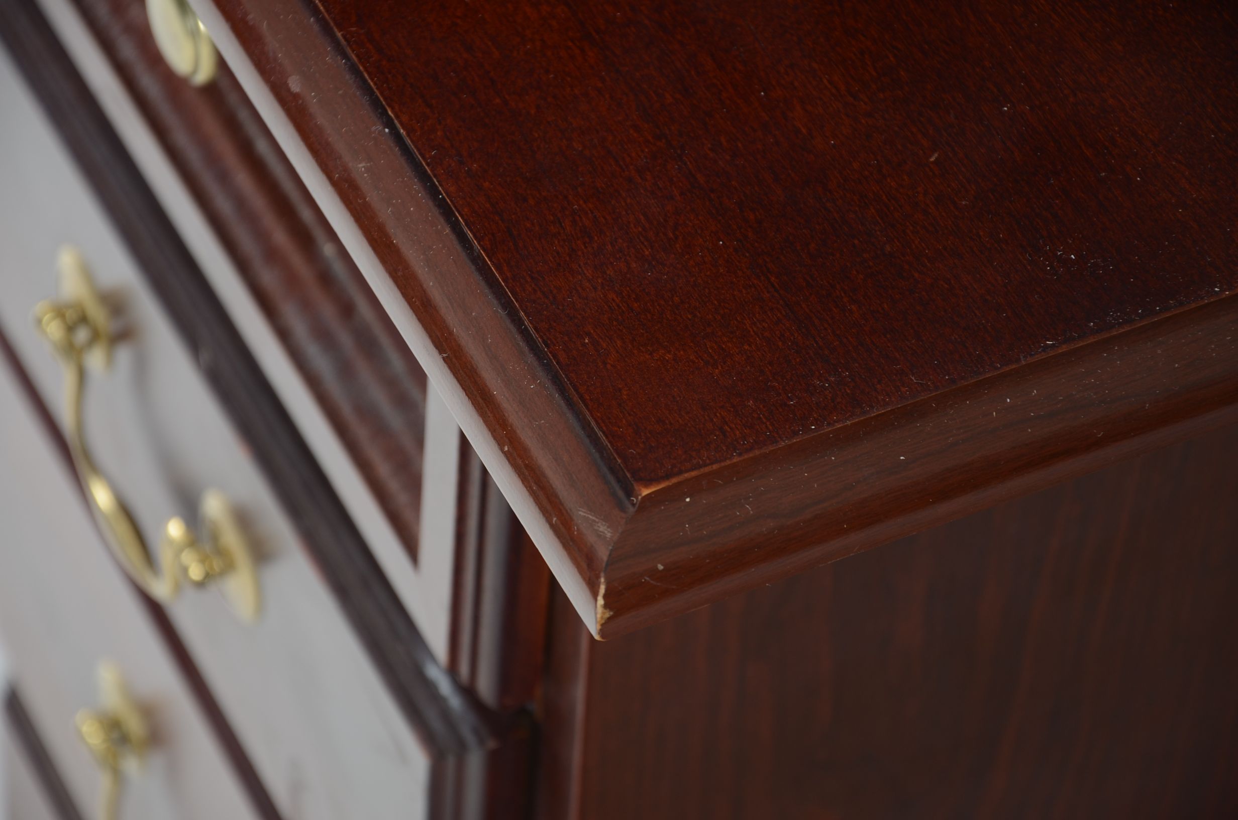 Cherry Finish Executive Desk