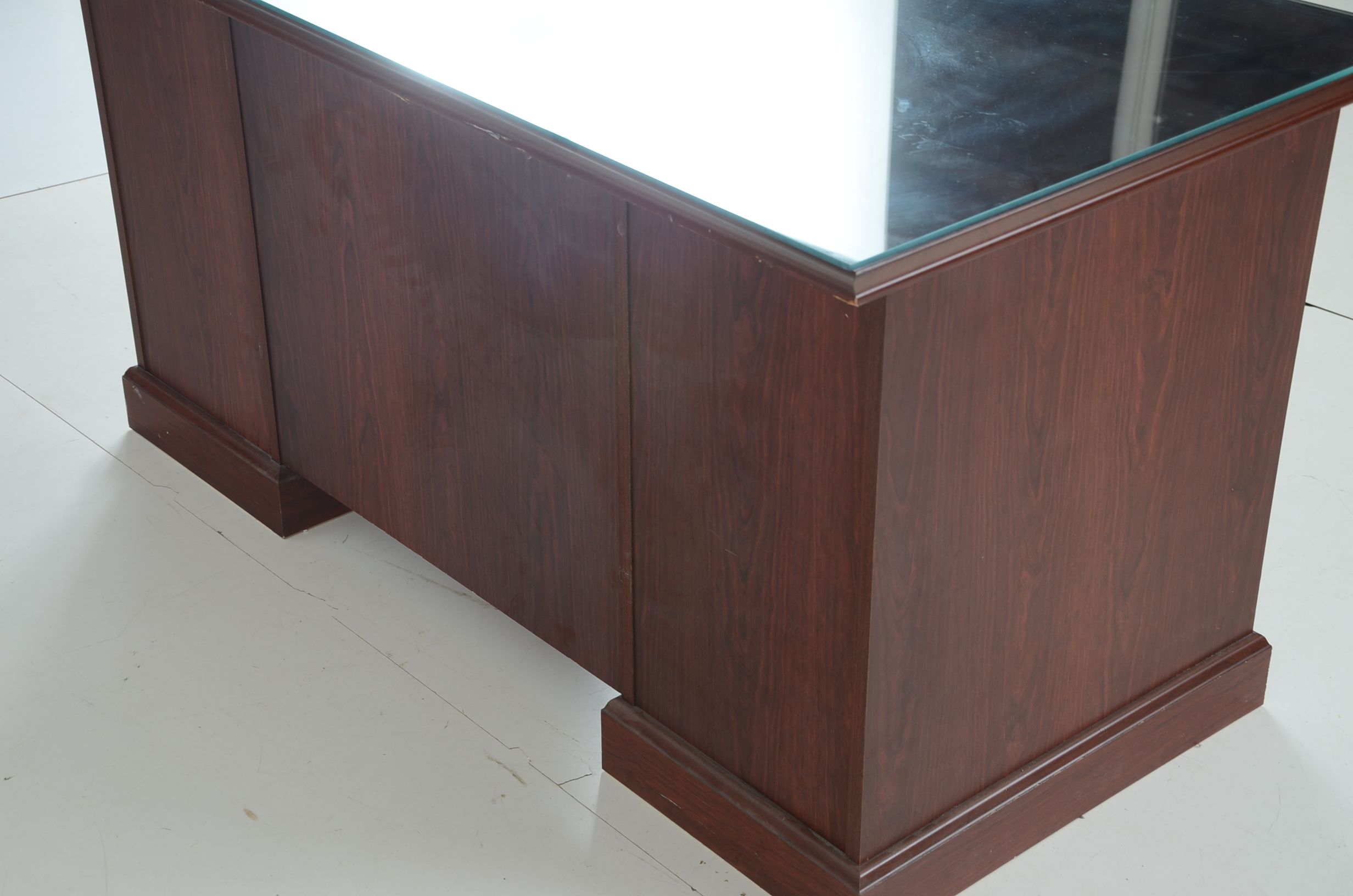 Cherry Finish Executive Desk