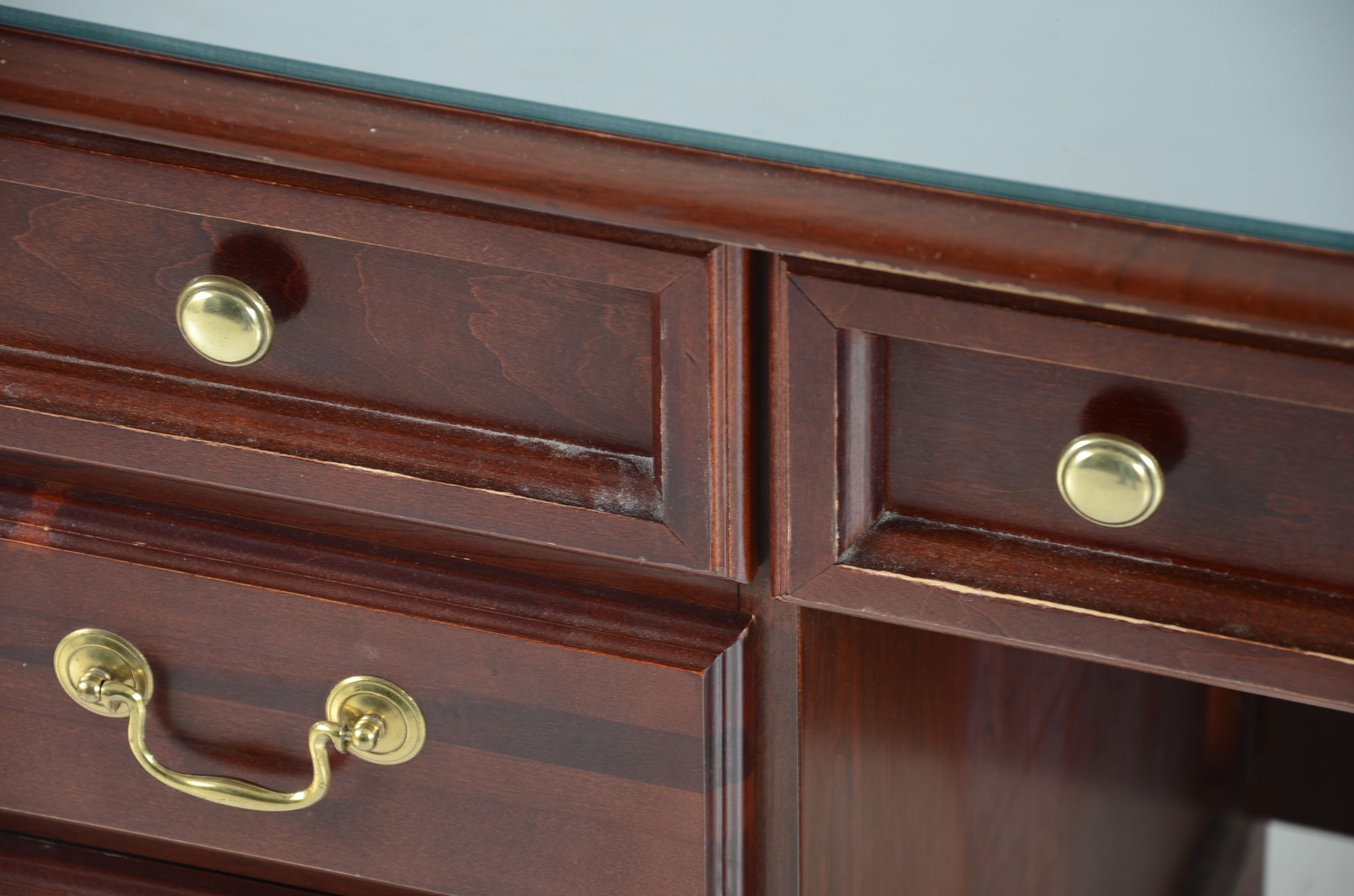 Cherry Finish Executive Desk