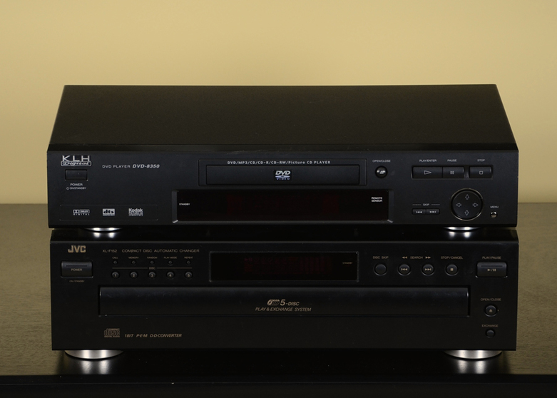 JVC CD Player and KLH DVD Player