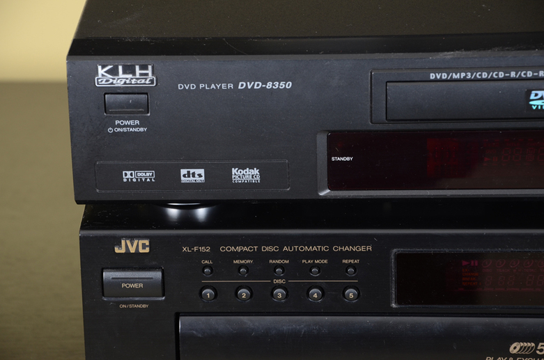JVC CD Player and KLH DVD Player